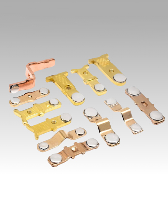 Switch copper parts with silver contacts series