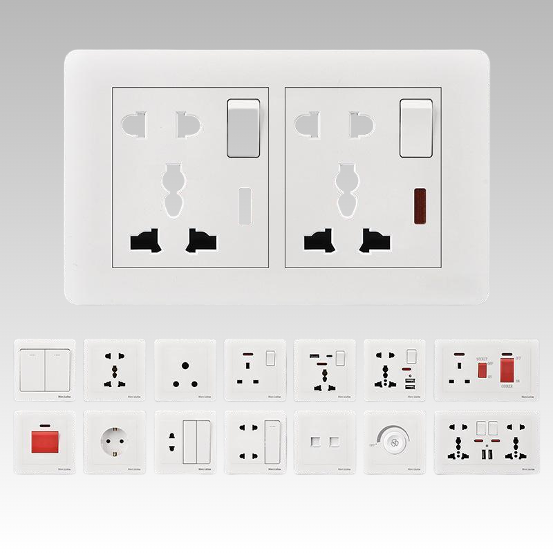13A86 and 146 type international universal sockets
